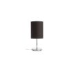 NYC/RON 15/20 asztali lámpa  Monaco galamb szürke/ezüst PVC/nikkel 230V LED E27 15W