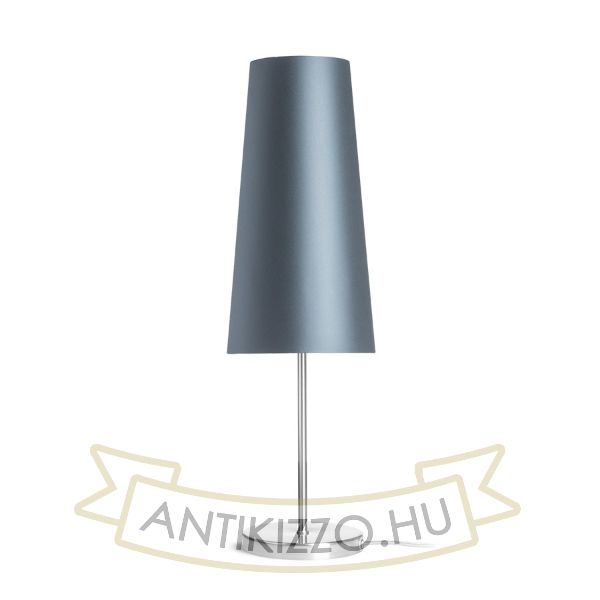 NYC/CONNY 15/30 asztali lámpa  Monaco petróleum kék/ezüst PVC/nikkel 230V LED E27 11W