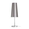 NYC/CONNY 15/30 asztali lámpa  Monaco galamb szürke/ezüst PVC/nikkel 230V LED E27 11W