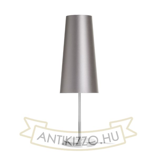 NYC/CONNY 15/30 asztali lámpa  Monaco galamb szürke/ezüst PVC/nikkel 230V LED E27 11W