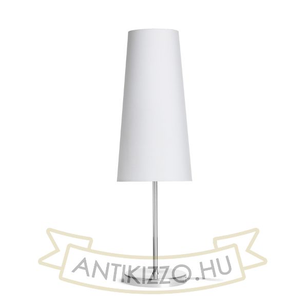 NYC/CONNY 15/30 asztali lámpa  Polycotton fehér/nikkel 230V LED E27 11W