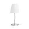 NYC/CONNY 15/15 asztali lámpa  Polycotton fehér/nikkel 230V LED E27 11W
