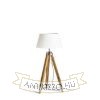 ALVIS/AMBITUS 46 állólámpa fehér bambusz/króm 230V LED E27 15W