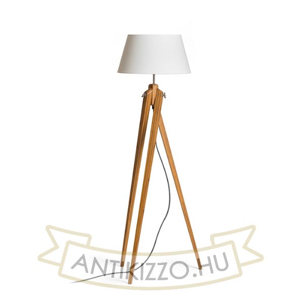 AMBITUS 46 állólámpa krémfehér bambusz 230V LED E27 15W