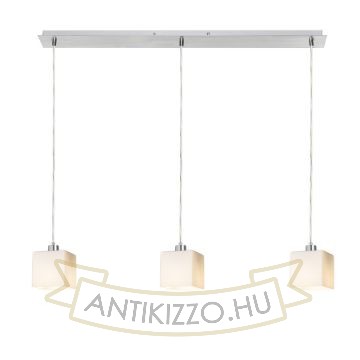DADOS III 80 függő lámpa  opál üveg/króm 230V LED E27 3x11W