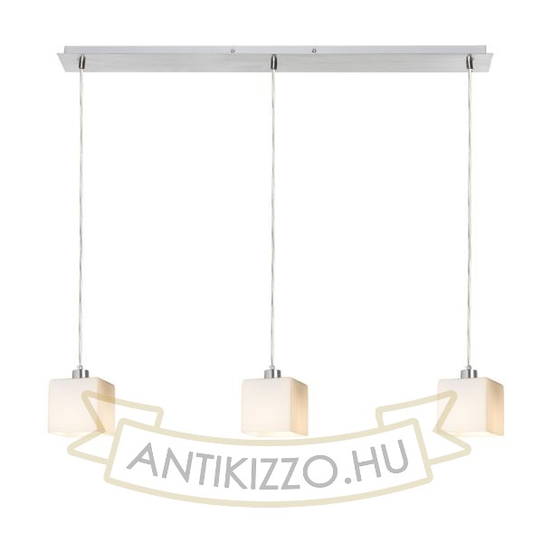 DADOS III 80 függő lámpa  opál üveg/króm 230V LED E27 3x11W