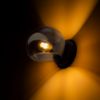 SOLARIS felületre szerelhető füstös üveg/fekete 230V LED E14 7W