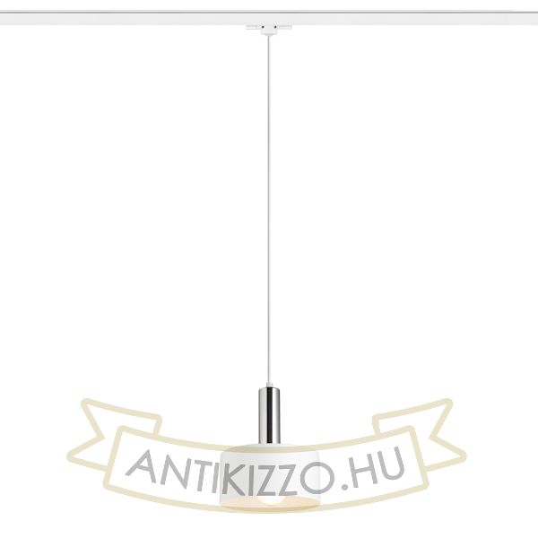 GIULIA 20 három áramkörös sínre fehér króm 230V LED E27 15W
