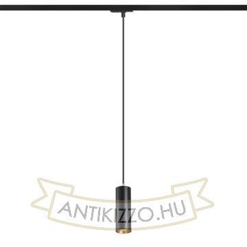 MAVRO egy áramkörös sínen függő lámpa fekete/aranysárga  230V LED 12W 38°  3000K