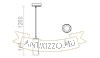 MAVRO egy áramkörös sínen függő lámpa aranysárga  230V LED 12W 38°  3000K