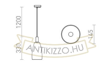 BELLINI L E14 függő lámpa, egyáramkörös sínre függesztéshez fehér tiszta üveg 230V LED E14 15W