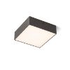 LARISA SQ 17 DIMM mennyezeti lámpa fekete 230V LED 15W 3000K