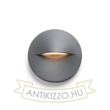 BOBO R fali lámpa antracitszürke 230V LED 3W IP65 3000K