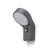 ELIA PIR fali lámpa antracitszürke 230V LED 9W IP44 3000K