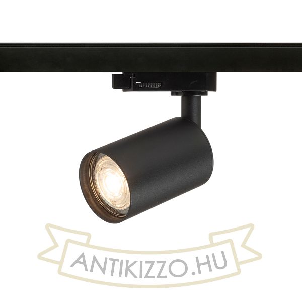 DUDE háromfázisú áramkörös sínre fekete  230V LED GU10 9W