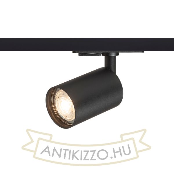 DUDE egyfázisú áramkörös sínre fekete  230V LED GU10 9W