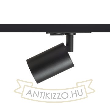 DUDE egyfázisú áramkörös sínre fekete  230V LED GU10 9W