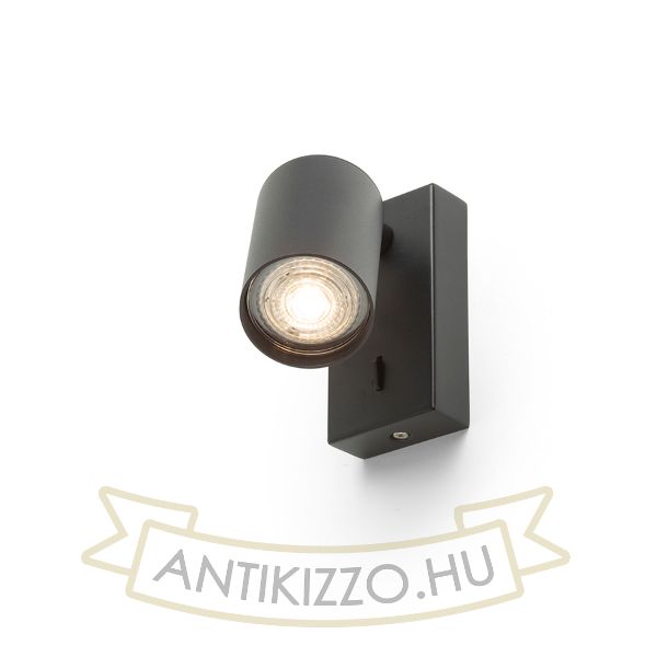 DUDE fali lámpa fekete 230V LED GU10 9W