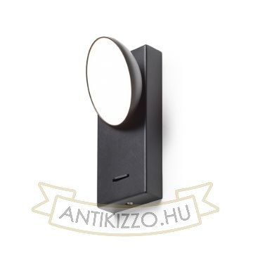 ELISEO fali lámpa fekete 230V LED 5W 3000K