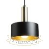 GIULIA 20 függő lámpa fekete/aranybarna sárgaréz 230V LED E27 15W