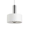 GIULIA 20 függő lámpa fehér króm 230V LED E27 15W