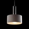 GIULIA 20 függő lámpa fehér króm 230V LED E27 15W