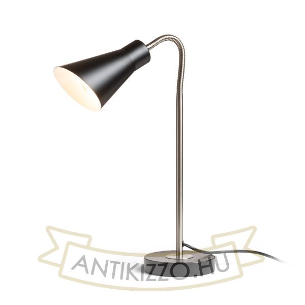 ANIKA asztali lámpa matt fekete matt nikkel 230V LED E27 15W