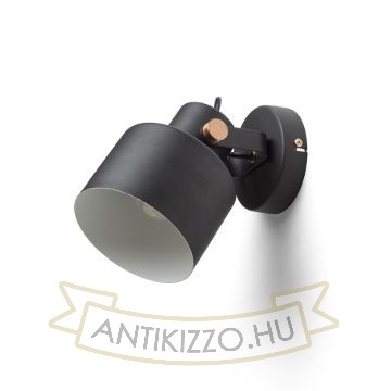 CELEIA felületre szerelhető matt fekete szálcsiszolt réz 230V LED E27 11W