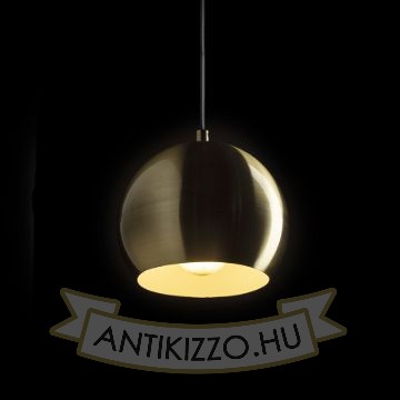 AGNETA függő lámpa  szálcsiszolt sárgaréz 230V LED E27 11W