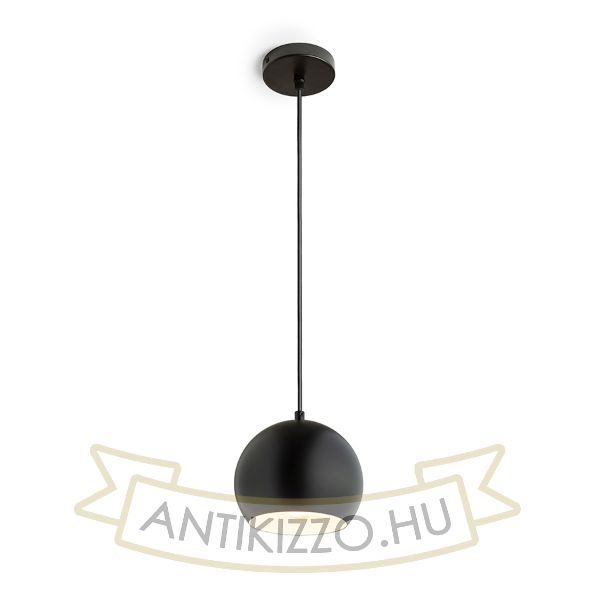 AGNETA függő lámpa fekete  230V LED E27 11W