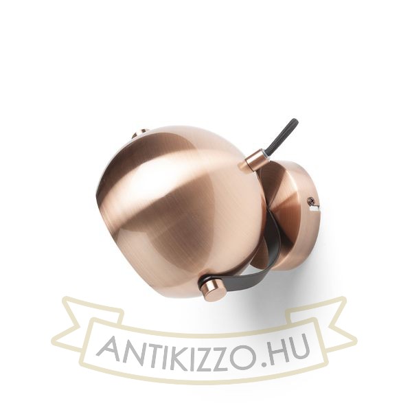 AGNETA felületre szerelhető  szálcsiszolt réz/fekete 230V LED E27 11W