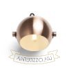 AGNETA felületre szerelhető  szálcsiszolt réz/fekete 230V LED E27 11W