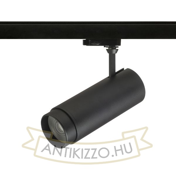 FOCUS 30 DIMM háromfázisú áramkörös sínre fekete  230V LED 30W 10 60°  3000K 4000K 5000K