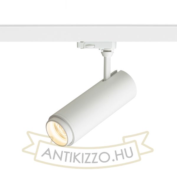 FOCUS 20 DIMM háromfázisú áramkörös sínre fehér  230V LED 20W 10 60°  3000K 4000K 5000K
