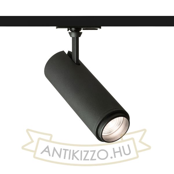 FOCUS 20 DIMM egyfázisú áramkörös sínre fekete  230V LED 20W 10 60°  3000K 4000K 5000K