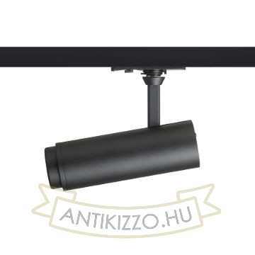 FOCUS 12 DIMM egyfázisú áramkörös sínre fekete  230V LED 12W 10 60°  3000K 4000K 5000K