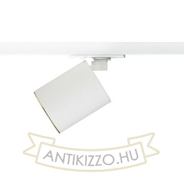 DARIO egyfázisú áramkörös sínre fehér szálcsiszolt sárgaréz 230V LED GU10 9W