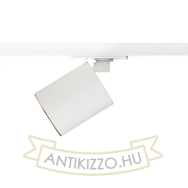 DARIO egyfázisú áramkörös sínre fehér szálcsiszolt sárgaréz 230V LED GU10 9W