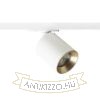 DARIO egyfázisú áramkörös sínre fehér szálcsiszolt sárgaréz 230V LED GU10 9W