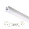 LED PROFILE D felületre szerelhető 1m  alumínium/tej akril 