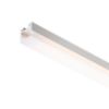 LED PROFILE D felületre szerelhető 1m  alumínium/tej akril 