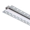 LED PROFILE B süllyesztett 1m  alumínium/tej akril 