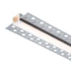 LED PROFILE B süllyesztett 1m  alumínium/tej akril 