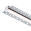 LED PROFILE B süllyesztett 1m  alumínium/tej akril 