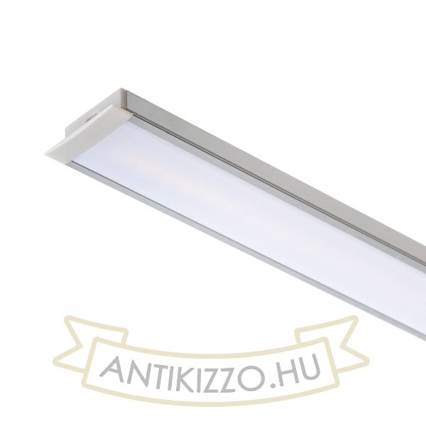 LED PROFILE A süllyesztett 1m  alumínium/tej akril 