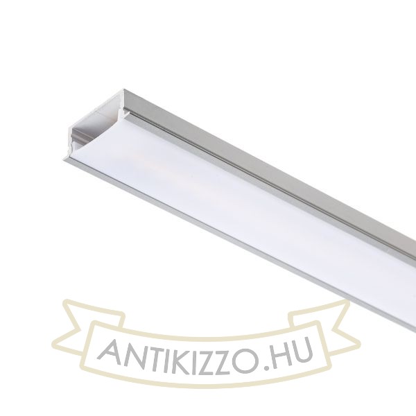 LED PROFILE A süllyesztett 1m  alumínium/tej akril 