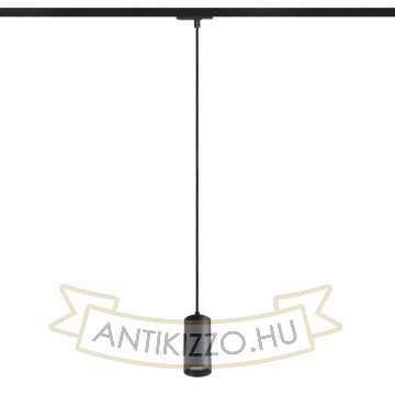 BELENOS egyfázisú áramkörös sínre függő lámpa fekete  230V LED GU10 9W