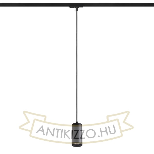 BELENOS egyfázisú áramkörös sínre függő lámpa fekete  230V LED GU10 9W