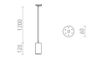 BELENOS egyfázisú áramkörös sínre függő lámpa fehér  230V LED GU10 9W