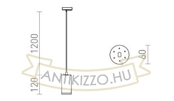 BELENOS egyfázisú áramkörös sínre függő lámpa fehér  230V LED GU10 9W